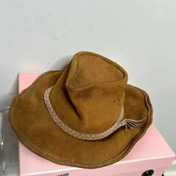 Heading Australia Outback Leather Shearer
Western Hat Sz Medium Tan - Picture 1 of 6
